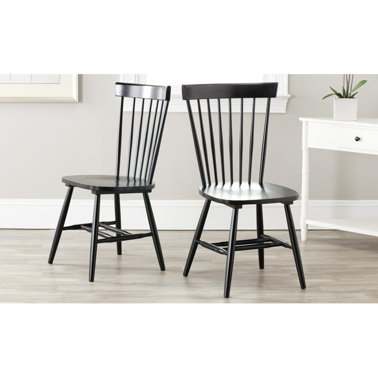 Spindle solid wood 2024 windsor back side chair